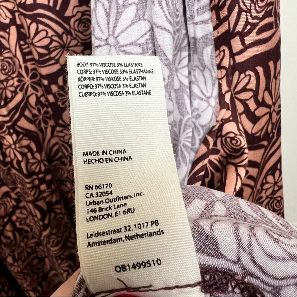 Free People Jessa Mocha Combo Maxi Dress M